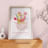 Print - Théière à fleurs