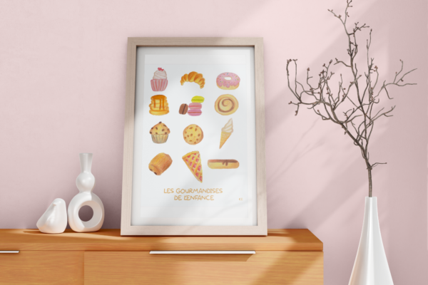 Frame Mockup (2) Print - Gourmandises de l'enfance