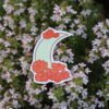 Stickers Lune et Fleur