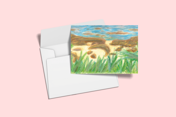 Carte - Plage de galets